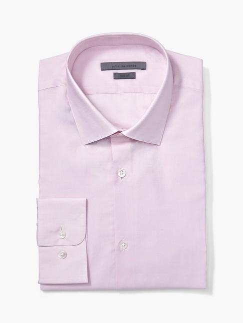 John Varvatos Trim Fit Dress Shirt W/ Hendrix Collar