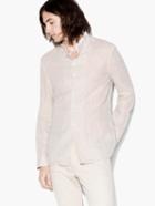 John Varvatos Stand-collar Shirt Antique White Size: S