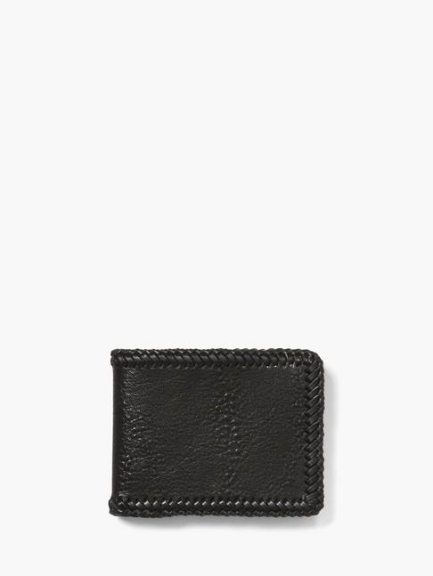 John Varvatos Braided Slim Fold Wallet
