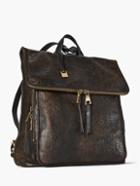 John Varvatos Fold-over Zip Backpack