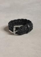 John Varvatos Braided Leather Cuff