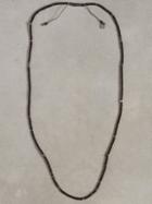 John Varvatos African Glass Beaded Necklace