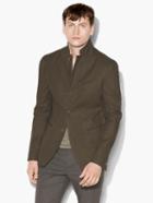John Varvatos Garment Dyed Jacket Fatigue Size: 46