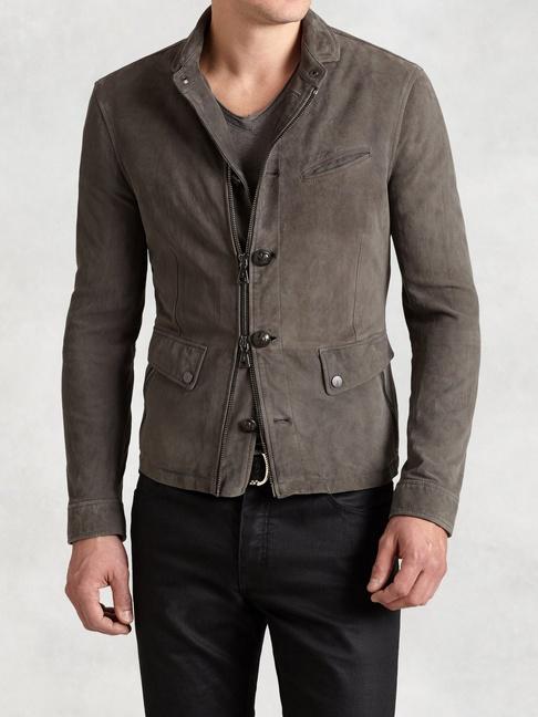 John Varvatos Lambskin Burnished Jacket