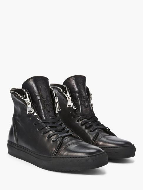 John Varvatos Reed Zip Collar High Top Sneaker