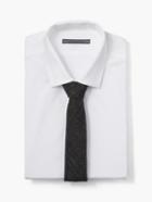 John Varvatos Collection Patterned Skinny Tie Black
