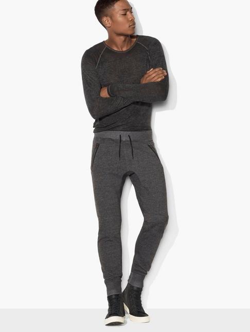 John Varvatos Marled Knit Sweatpants