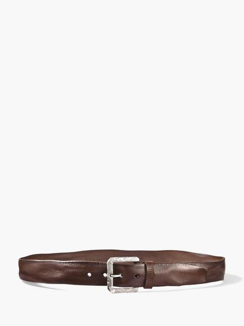 John Varvatos Stitch Detailed Leather Belt  Size: 38