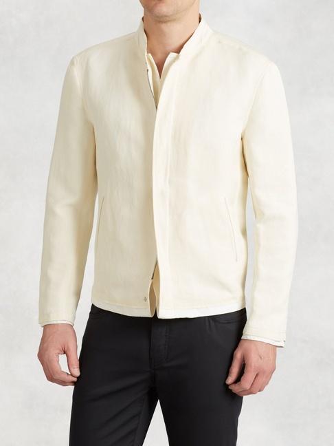 John Varvatos Double Layered Linen Jacket