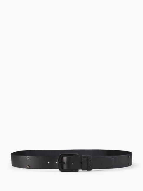 John Varvatos Studded Leather Belt  Size: 40