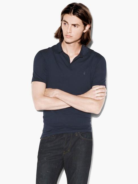 John Varvatos Pima Cotton Peace Polo  Size: S