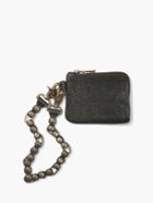 John Varvatos Zip Around Wallet With Chain