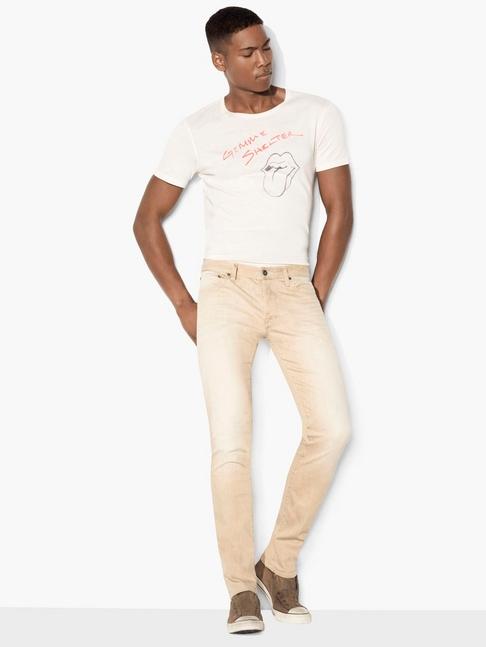 John Varvatos Resin Coated Wight Jean