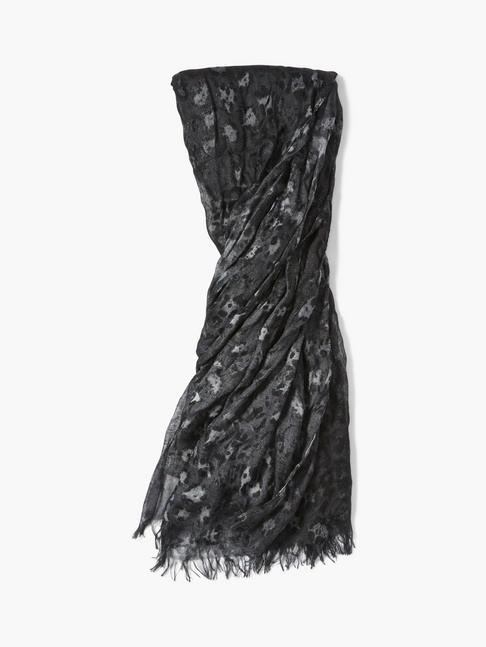 John Varvatos Skull And Leopard Scarf