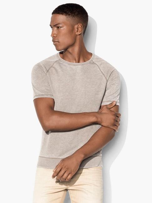 John Varvatos Burnout French Terry Crewneck