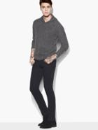 John Varvatos Splatter Print Hoodie Smoke Htr Size: M