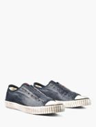 John Varvatos Laceless Low Top Midnight Size: 7.5