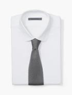 John Varvatos Silk Striped Knit Tie