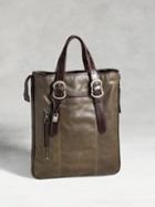John Varvatos Bleeker Zip Shopper Bag