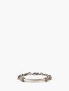 John Varvatos Sterling Silver Bar Bracelet