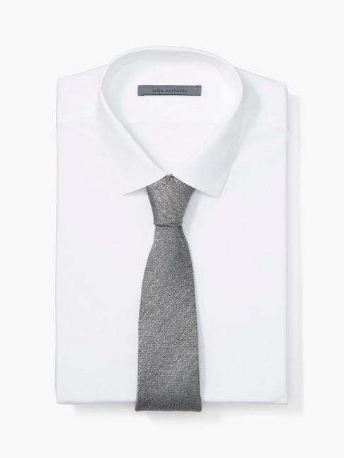 John Varvatos Silk & Linen Tweed Tie