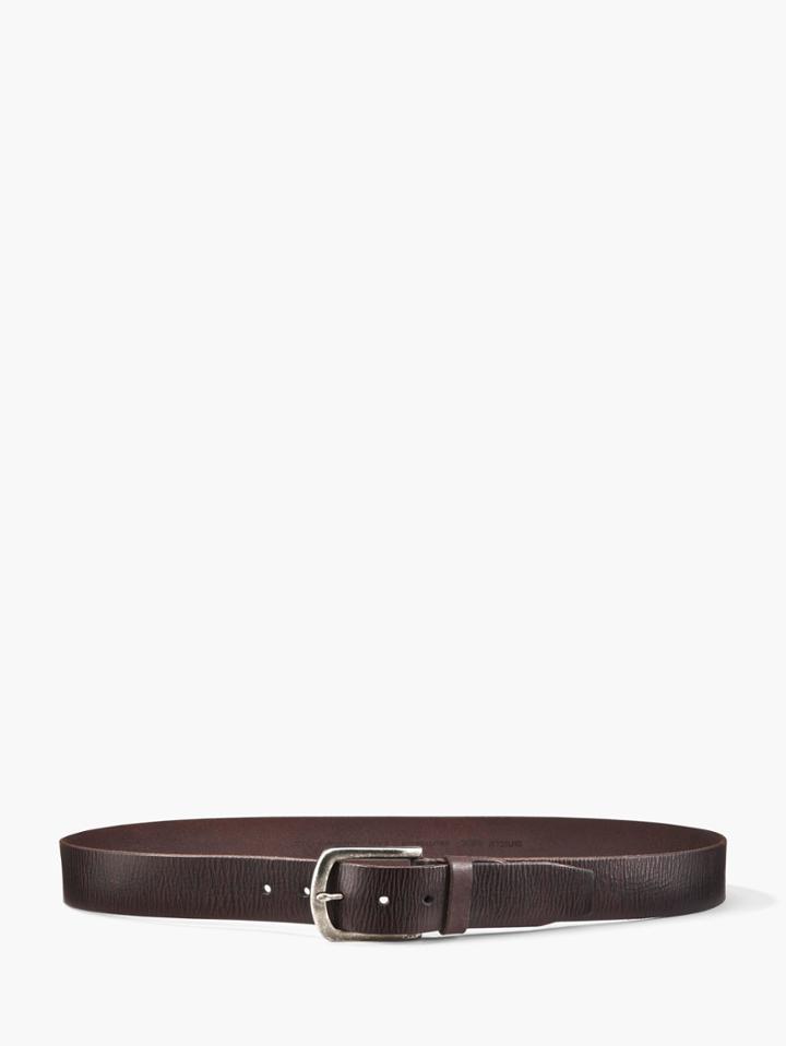 John Varvatos 38 Mm Classic Calf Belt Chocolate Size: 38