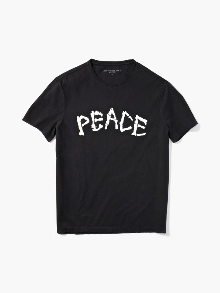 John Varvatos Skeleton Peace Tee Black Size: S