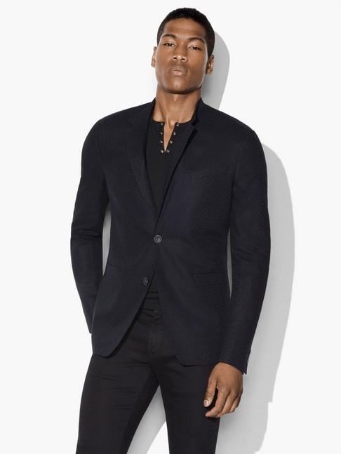 John Varvatos Thompson Jacquard Soft Jacket