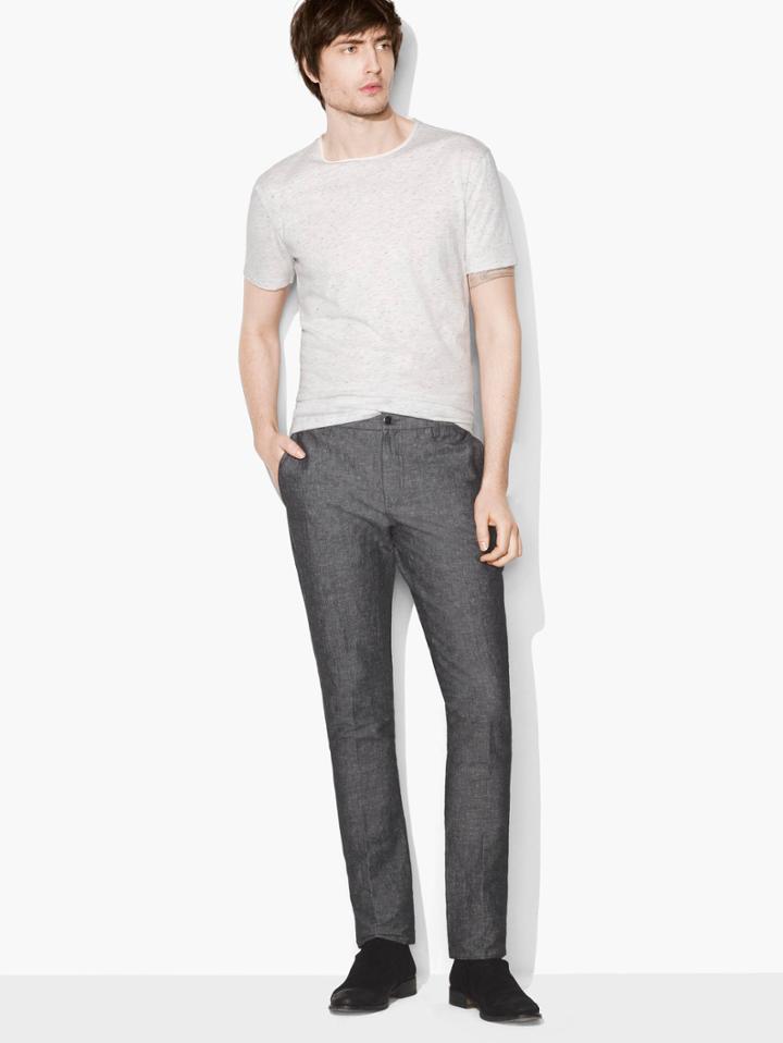 John Varvatos Motor City Pant Mediumium Grey Heather Size: 31 Rg