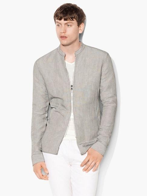 John Varvatos Vintage Stripe Shirt Jacket