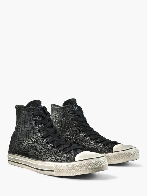 John Varvatos Reptile Embossed Chuck Taylor High Top