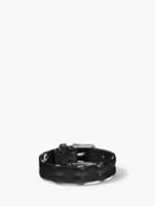John Varvatos Leather Skinny Cuff With Rivets