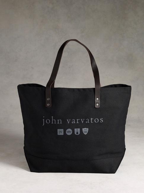 John Varvatos John Varvatos Canvas Logo Tote