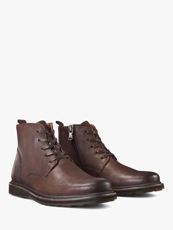 John Varvatos Brooklyn Lug Lace Boot Espresso Size: 7