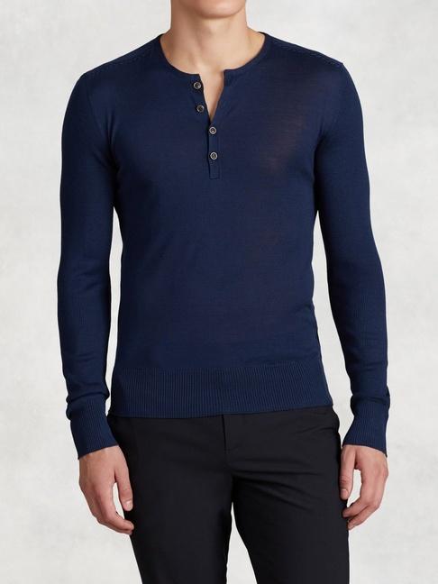 John Varvatos Silk Henley