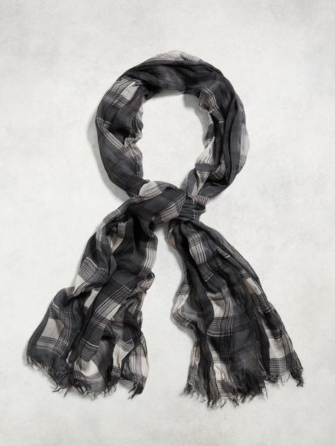 John Varvatos Oversize Plaid Scarf