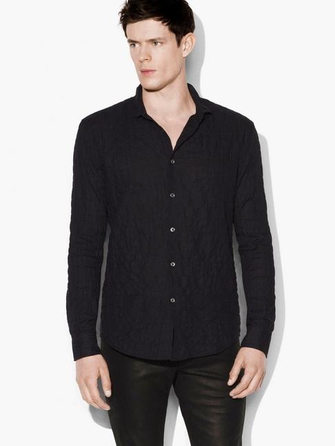 John Varvatos Broken Plaid Shirt