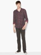 John Varvatos Reversible Shirt Rosewood Size: S