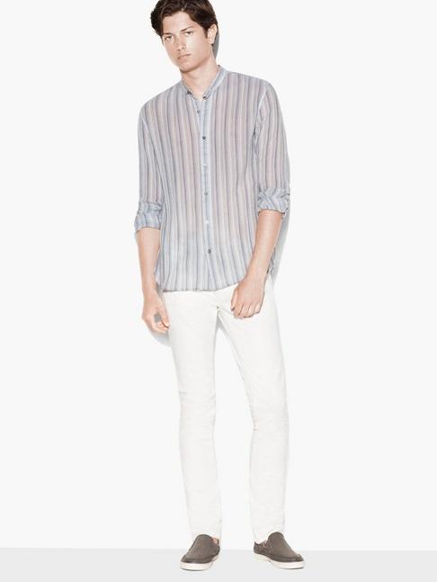 John Varvatos Band Collar Shirt  Size: S