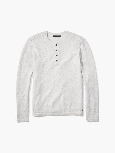John Varvatos Long Sleeve Henley  Size: L