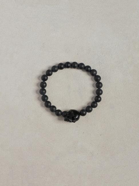 John Varvatos Onyx Skull Bracelet