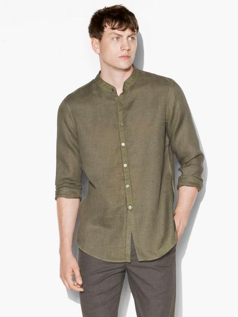 John Varvatos Band Collar Long Shirt  Size: S