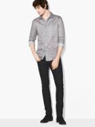 John Varvatos Printed Micro-dot Shirt Derby Black Size: S