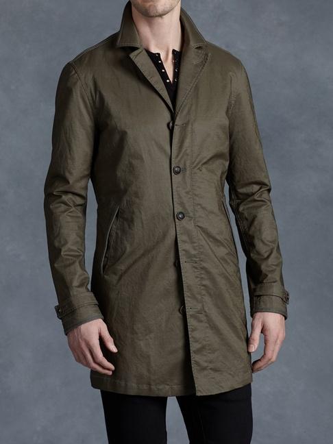 John Varvatos Zp Btn Trnch Coat