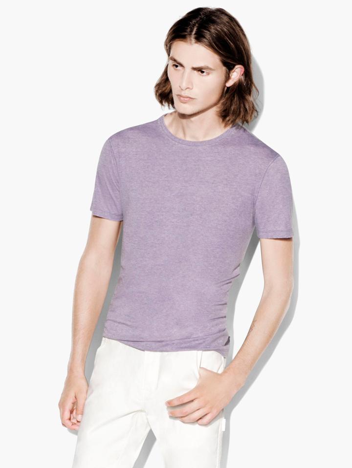 John Varvatos Burnout Tee Bright Violet Size: Xs