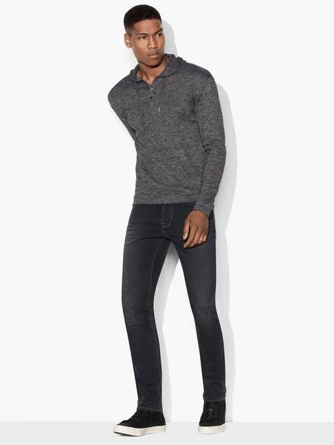 John Varvatos Hooded Jersey Pullover