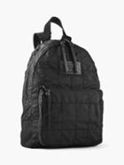 John Varvatos Quilted Nylon Backpack Black