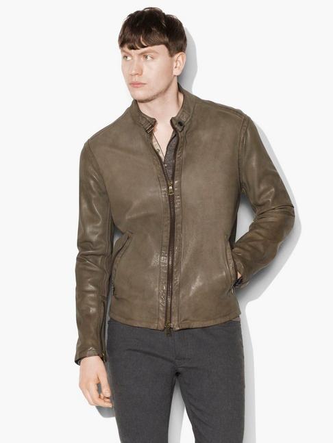 John Varvatos Banded Moto Jacket