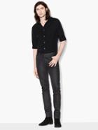 John Varvatos Slim Fit Rolled Sleeve Shirt Black Size: Xs