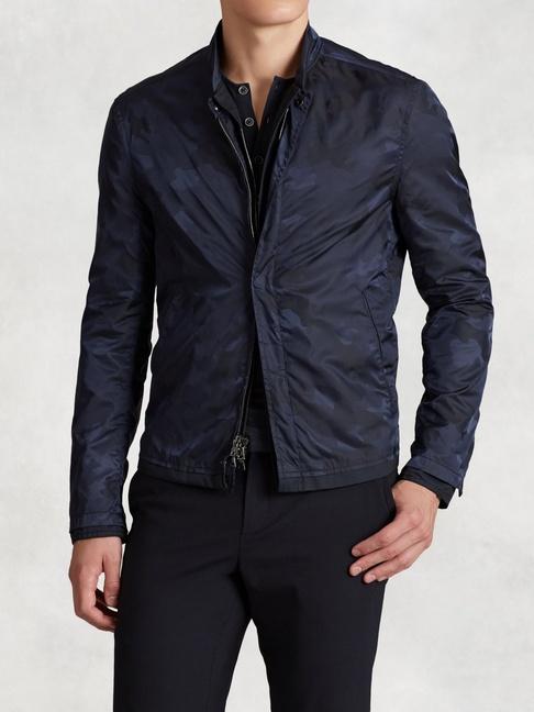 John Varvatos Nylon Camo Short Jacket